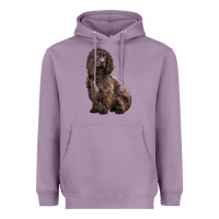 Lavender Boykin Spaniel Dog Heavyweight Hoodie - LillyAllenDesigns
