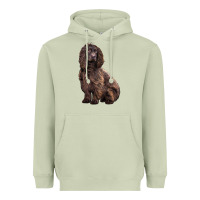 Matcha Boykin Spaniel Dog Heavyweight Hoodie - LillyAllenDesigns