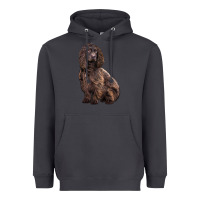 Smoke Boykin Spaniel Dog Heavyweight Hoodie - LillyAllenDesigns