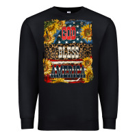 Black Western God Bless America Premium Sweatshirt - LillyAllenDesigns