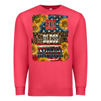 Cardinal Western God Bless America Premium Sweatshirt - LillyAllenDesigns