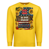 Lemon Western God Bless America Premium Sweatshirt - LillyAllenDesigns