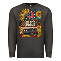 Smoke Western God Bless America Premium Sweatshirt - LillyAllenDesigns