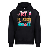 Black rt because nurses need heroes Urban Hoodie - LillyAllenDesigns
