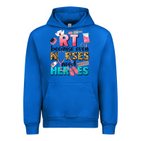 Cobalt rt because nurses need heroes Urban Hoodie - LillyAllenDesigns