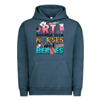 Pigment Midnight Navy rt because nurses need heroes Urban Hoodie - LillyAllenDesigns