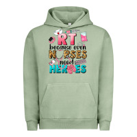 Pigment Oil Green rt because nurses need heroes Urban Hoodie - LillyAllenDesigns