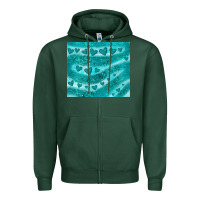 Sports Green turquoise glitter heart Zipper Hoodie - JahusDesignShop