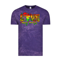 Cloud Purple love my roots juneteenth Vintage Tee - texasbilliewilder