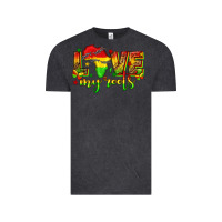 Vintage Black love my roots juneteenth Vintage Tee - texasbilliewilder
