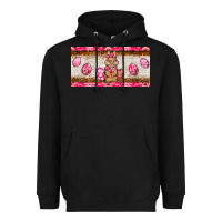 Black pink camouflage egg hunter bunny   license plate Heavyweight Hoodie - BarkalooDesign
