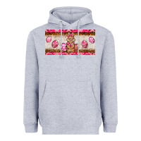 Heather Grey pink camouflage egg hunter bunny   license plate Heavyweight Hoodie - BarkalooDesign