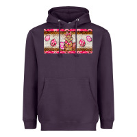 Plum pink camouflage egg hunter bunny   license plate Heavyweight Hoodie - BarkalooDesign