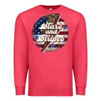 Cardinal Western Stars and Stripes Premium Sweatshirt - LillyAllenDesigns