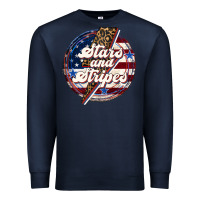 Navy Western Stars and Stripes Premium Sweatshirt - LillyAllenDesigns