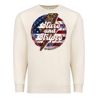 Sandshell Western Stars and Stripes Premium Sweatshirt - LillyAllenDesigns