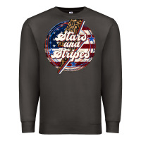 Smoke Western Stars and Stripes Premium Sweatshirt - LillyAllenDesigns