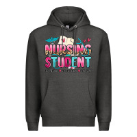 Charcoal Heather nursing student no sleep no money no life Premium Hoodie - MaliasSmallBusiness