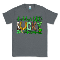 Charcoal Heather St. Patrick's Day Daddy's little lucky charm Classic Tee - Neo Western