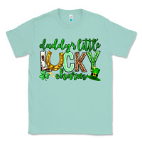 Seafoam St. Patrick's Day Daddy's little lucky charm Classic Tee - Neo Western