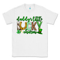 White St. Patrick's Day Daddy's little lucky charm Classic Tee - Neo Western