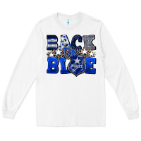 White Back to blue 4th of July 4th of july Long Sleeve Tee - CowGirlArtShop