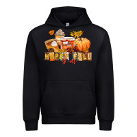 Black happy fall y'all Urban Hoodie - LillyAllenDesigns
