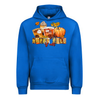 Cobalt happy fall y'all Urban Hoodie - LillyAllenDesigns