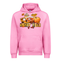 Fuchsia Pink happy fall y'all Urban Hoodie - LillyAllenDesigns