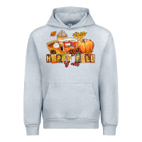 Heather Grey happy fall y'all Urban Hoodie - LillyAllenDesigns