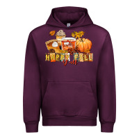 Mauve Wine happy fall y'all Urban Hoodie - LillyAllenDesigns