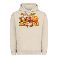 Pigment French Oak happy fall y'all Urban Hoodie - LillyAllenDesigns