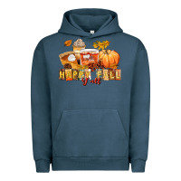 Pigment Midnight Navy happy fall y'all Urban Hoodie - LillyAllenDesigns
