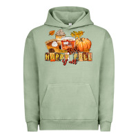 Pigment Oil Green happy fall y'all Urban Hoodie - LillyAllenDesigns