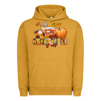 Pigment Peanut Butter happy fall y'all Urban Hoodie - LillyAllenDesigns