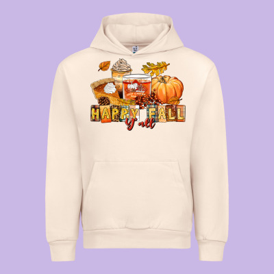 Happy Fall Y'all Urban Hoodie Designed By Lillyallendesigns