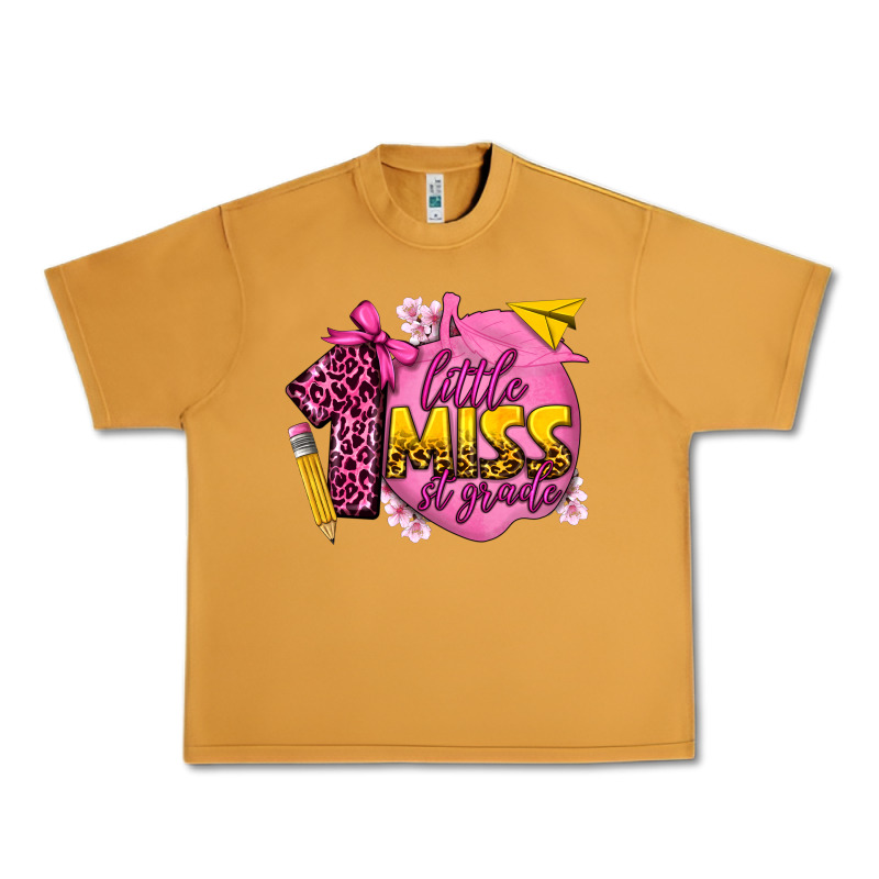 Little Miss 1st Grade Urban Heavy Tee by texasbilliewilder | Teevron