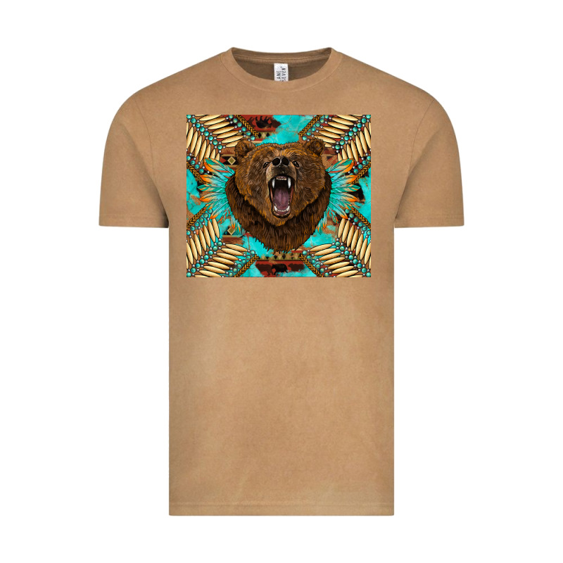 Bear Native American  Tumbler Vintage Tee by BarkalooDesign | Teevron