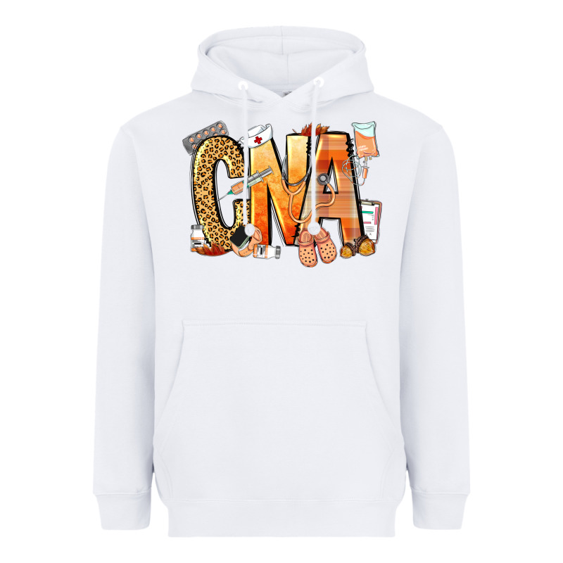 Cna Certified Nursing Assistant Nurse Heavyweight Hoodie by NancyCooperArtShop | Teevron