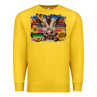 Lemon western background baby calf Premium Sweatshirt - BarkalooDesign