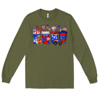 4th Of July Coffee Drinks Long Sleeve Tee | Teevron