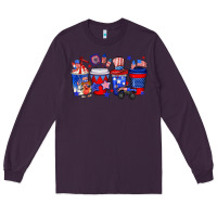 Plum 4th of July coffee drinks Long Sleeve Tee - Neo Western