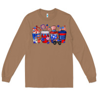 Toasted Coconut 4th of July coffee drinks Long Sleeve Tee - Neo Western