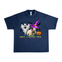 Navy moo i mean boo Urban Heavy Tee - Zillion Design Studio