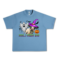 Pebble Blue moo i mean boo Urban Heavy Tee - Zillion Design Studio