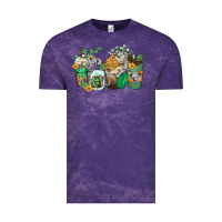Cloud Purple koala coffee cups Vintage Tee - Zillion Design Studio