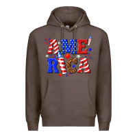 Coffee America Premium Hoodie - NancyCooperArtShop