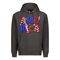 Smoke America Premium Hoodie - NancyCooperArtShop