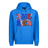 True Royal America Premium Hoodie - NancyCooperArtShop