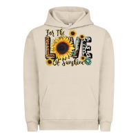 Pigment French Oak for the love of sunshine Urban Hoodie - LillyAllenDesigns
